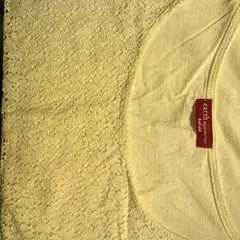 アースミュージック＆エコロジーRed labelのレースTシャツ