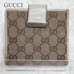 GUCCI グッチ 二つ折り財布 GGキャンパス