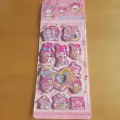 マイメロディ 水中ビーズホログラム入り 3Dシール