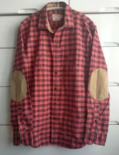 エルボーパッチ シャツ