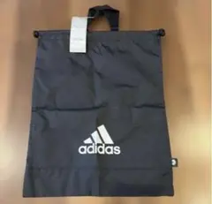 新品adidas シューズバッグ BY175 ブラック/ホワイトのサムネイル