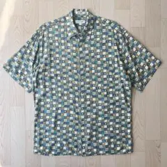 Pierre Cardin クールトーン チェック柄 半袖シャツのサムネイル