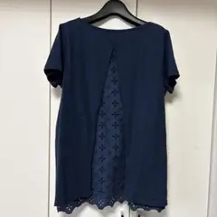 最終価格！サマンサモスモス❤︎レース生地ドッキングトップス⭐︎美品！のサムネイル