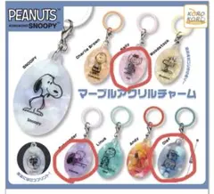PEANUTS KOROKORO マーブルアクリルチャーム 3個セット　ガチャ