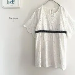 Tiaclasse ウエストマークカットワークレースチュニック6119のサムネイル