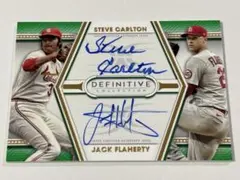 S.カールトン&J.フラハティ 10枚限定W直筆サインカード 2020TOPPS