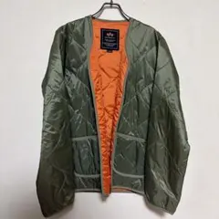 ALPHA INDUSTRIES キルティングジャケット L
