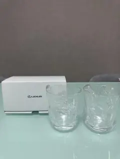 レクサスオリジナルグラスペアセット（薄づくり）クリア