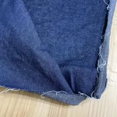 デニム生地 インディゴブルー 無地　2.2M
