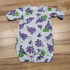 hakka babyぶどう柄カバーオール