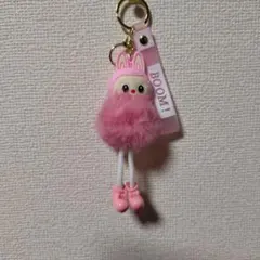 ラブブのキーホルダーぬいぐるみです。 可愛い　ピンク色　１５センチ