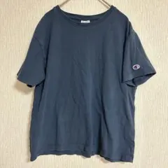 Champion／チャンピオン コットンTシャツ ネイビー ※においあり