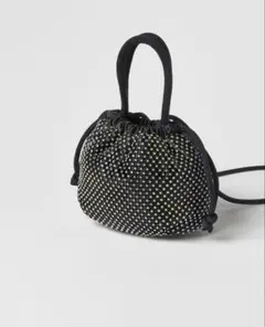 【美品】ZARA kids ラインストーン クロスボ ディバッグのサムネイル