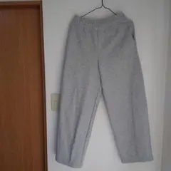 ユニクロC　スウェットワイドパンツ　グレー　S