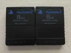 PlayStation2 8MB ソニー正規品　メモリーカード 2個セット
