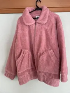 サグクラブ フワフワピンクパーカー フルジッパー - メルカリ