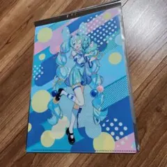タイトー くじ 初音ミク× RODY K賞 クリアファイル ＆ ステッカー 等身