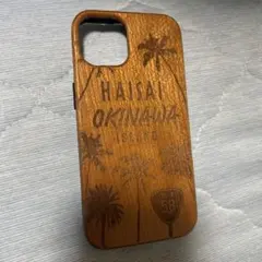 iPhoneケース HAISAI OKINAWA 木目調
