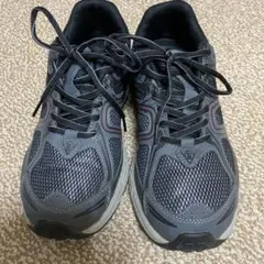 DUNLOP スポーツスニーカー 26.0cm ブラック/グレー