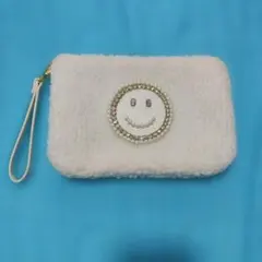 BEAMS　スマイル　もこもこポーチECODECO