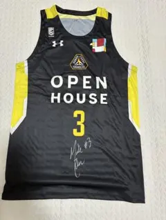 群馬クレインサンダーズ 藤井祐眞選手 サイン入りユニフォーム - メルカリ