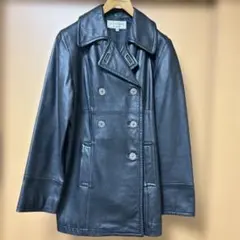 希少・最高峰】 バーバリーズ ラムレザージャケット 金ボタン 羊革 90s