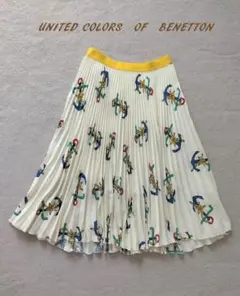 UNITED COLORS　OF　BENETTON 総柄 スカート Sのサムネイル