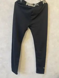 PUMA プーマ ブラック 裏起毛 スパッツ 150サイズ