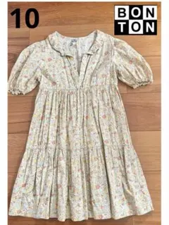 BONTON 花柄 半袖ワンピース 10のサムネイル