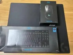 ぴ*ぃ様 ロジクール　ゲーミングマウス⭐︎ワイヤレスキーボード⭐︎マウスパッドセ