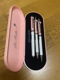 ボールペン3本セット 桜柄　ピンク