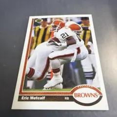 NFL ERIC METCALF 1991 Upper Deck