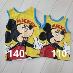 BABYDOLL ミッキー&ドナルド タンクトップ 140・110セット