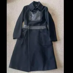 A.P.C. アーペーセー ウール レザー トレンチコート ロングコートのサムネイル