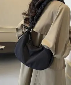 SANSeLF ギャザーハンドル ショルダーバッグ ワンショルダー