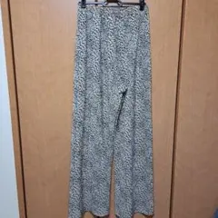 レオパード ワイドパンツ