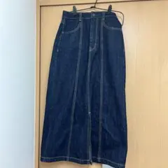 GU ダークデニム タイトスカート 222-297590
