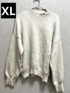 GU レディース　　ハイネックセーター　ベージュ色　XLサイズ