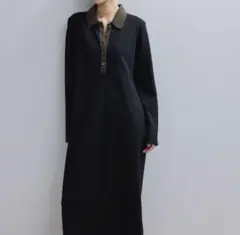 アダムエロペ　WEB限定ポロシャツワンピース　ロングワンピース