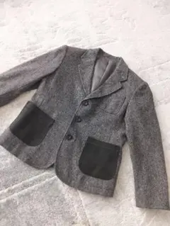 ご卒園入園に　着用一回COMME CA ISMコムサイズム130ジャケット男の子