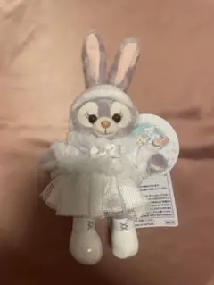 ステラルー　ホワイトウィンタータイムワンダーズ　ぬいぐるみバッジ