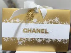 CHANEL ゴールドギフト袋 雪の結晶