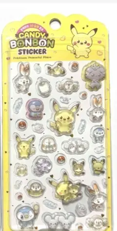 キャンディーボンボンステッカー ボンボンドロップシール ピカチュウ ポケモン