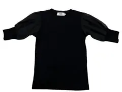 AZUL by moussy パフスリーブ　トップス　ブラックのサムネイル