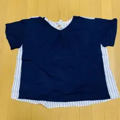 【スタディオクリップ】シャツ♦︎カットソー《異素材切り替え》