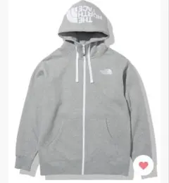 THE NORTH FACE ジップパーカー グレー