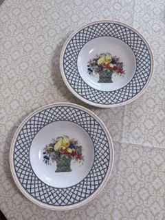 【廃盤品】ビレロイ＆ボッホ　バスケット　パスタ皿 深皿　24cm