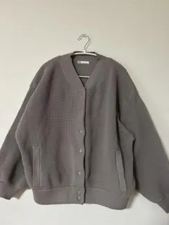 JaVaジャバ 新触感！軽量ワッフルニットブルゾン