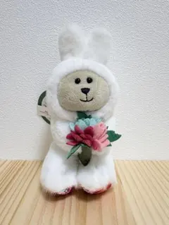 スタバ　ベアリスタ　ぬいぐるみ　Mini うさぎ　マスコット　キーホルダー