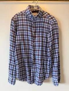 BEAMS スリムフィット チェックシャツ
